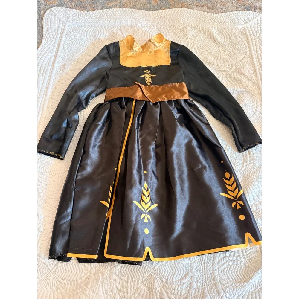 Disney Frozen 2 Anna Costume Dress Little Girls Size 4-6X